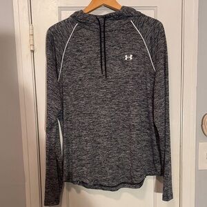 Under Armour Black and White Long Sleeve Pullover